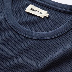 Taylor Stitch Men's Deep Blue Crewneck Sweater